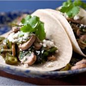 MUSHROOM & POBLANO TACOS